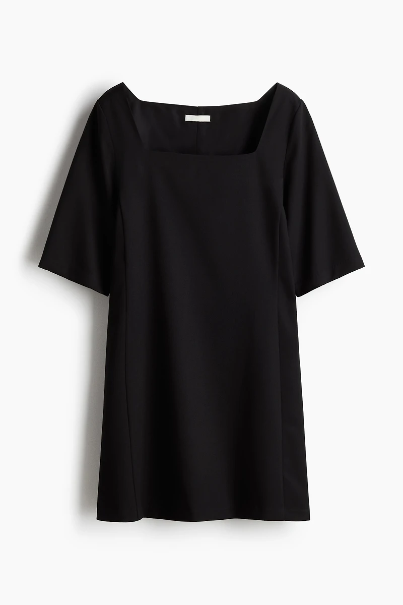 Twill Shift Dress
