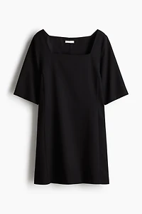 Twill Shift Dress