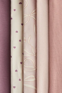 Lot de 5 leggings en coton