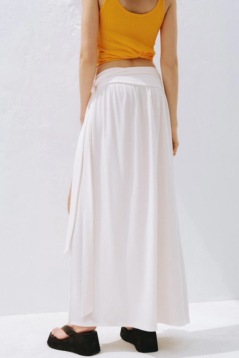 Maxi Wrap Skirt