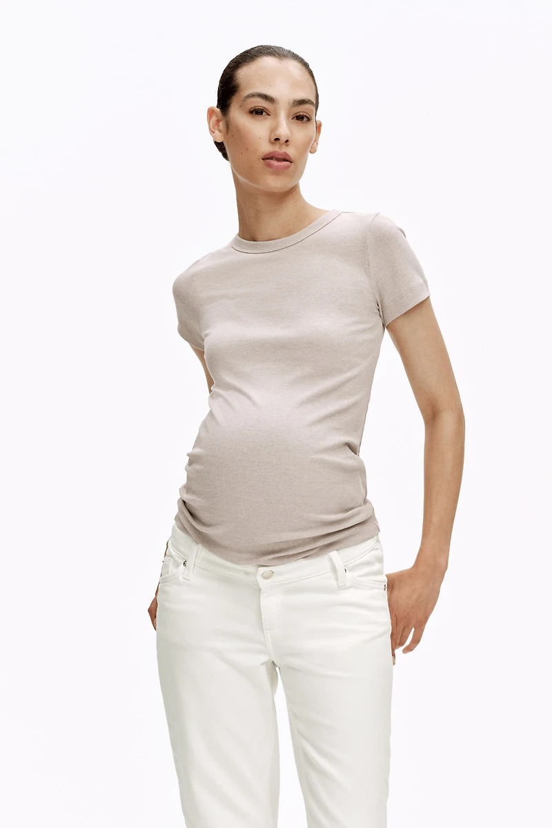 MAMA Straight Ankle Jeans