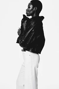 Belted Bootcut Pants