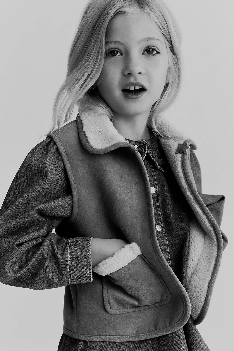 Veste sans manches doublée de polar