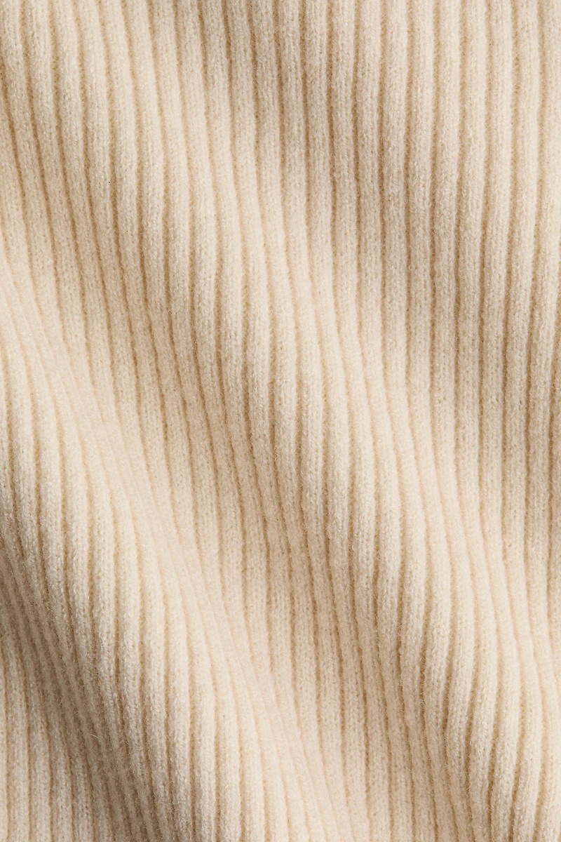 Haut en tricot côtelé