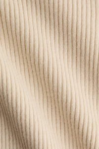 Haut en tricot côtelé