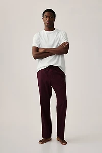 Relaxed Fit Poplin Pants
