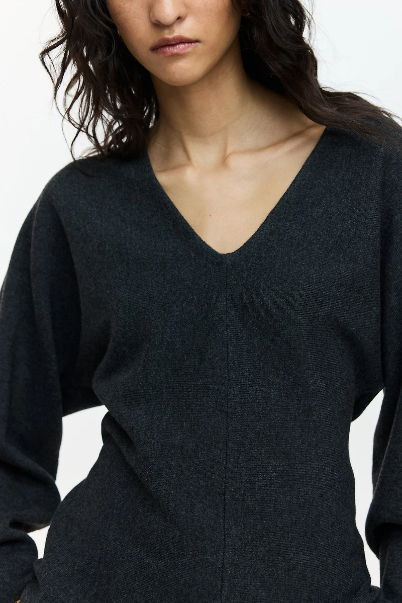 Knit V-Neck Top