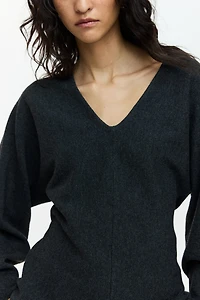 Knit V-Neck Top