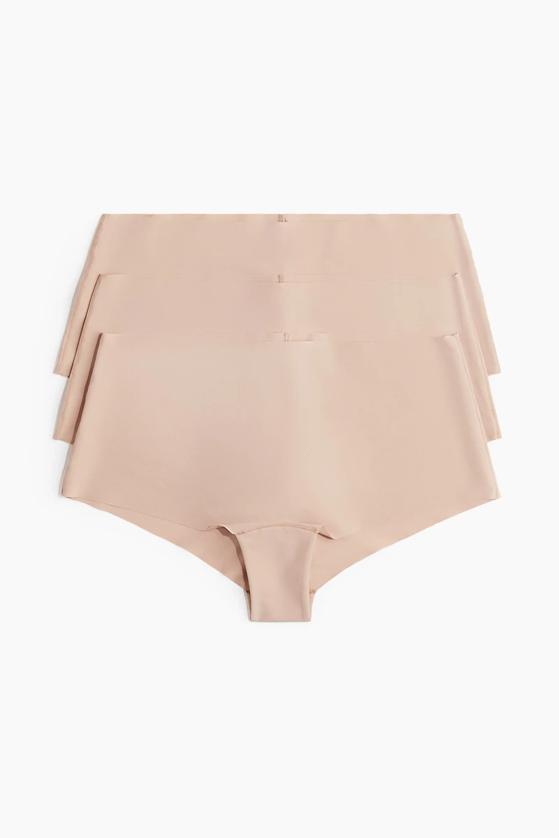 3-Pack Microfiber Shortie Briefs