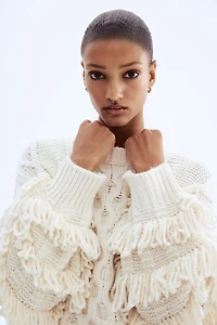 Sweater with Fringe