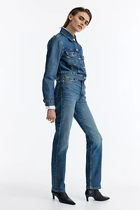 Slim Straight High Waist Jeans