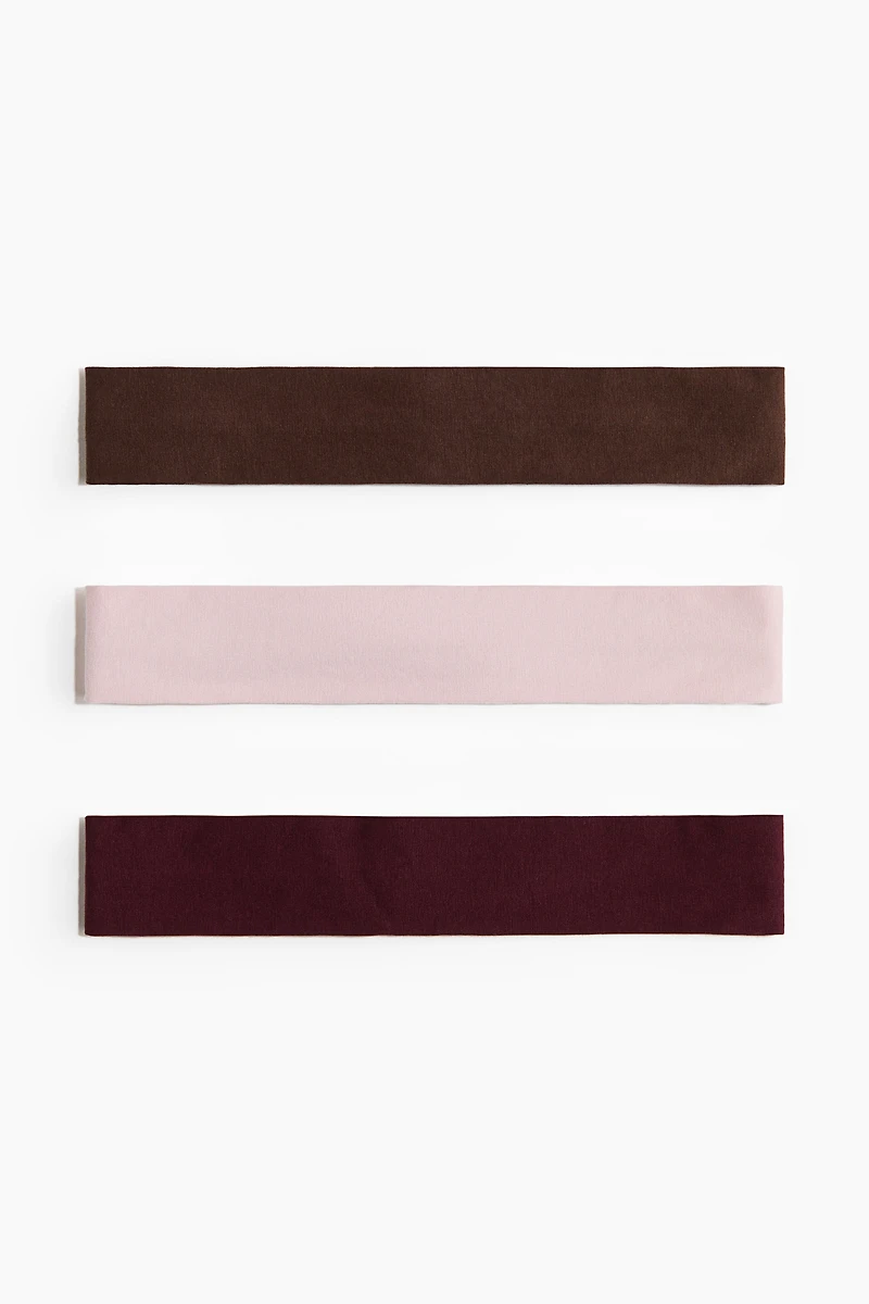 3-Pack Cotton Jersey Hairbands
