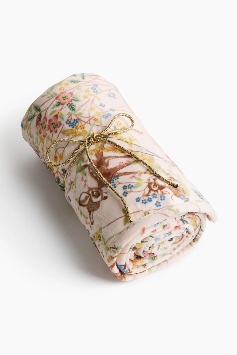 Patterned Velour Blanket