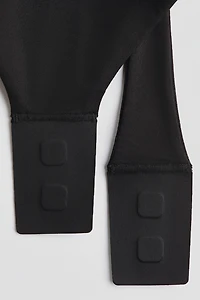 Sculpting Long-Sleeved Thong Bodysuit