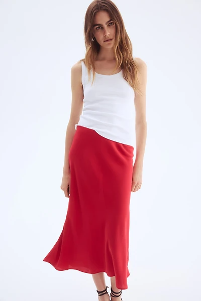 Flared Slip Skirt
