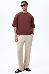 Oversized-Fit Scuba T-Shirt