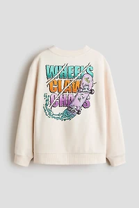 Printed Cotton Sweatshirt