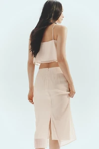Bead-Embroidered Skirt