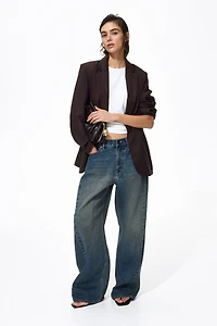 Blazer à fermeture droite