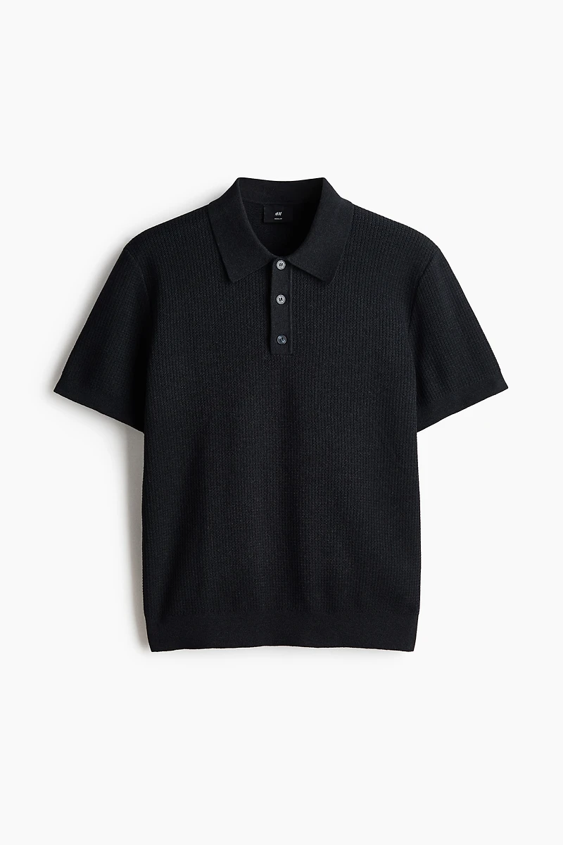 Regular-Fit Knit Polo Shirt