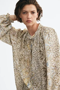 Tie-Detail Blouse