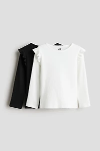 2-pack Ribbed Cotton Tops