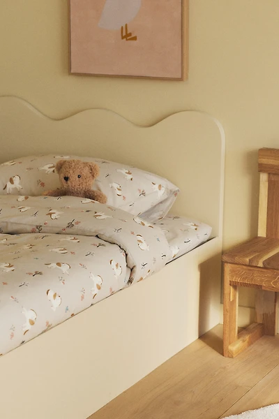 Patterned Cotton Duvet Cover Set