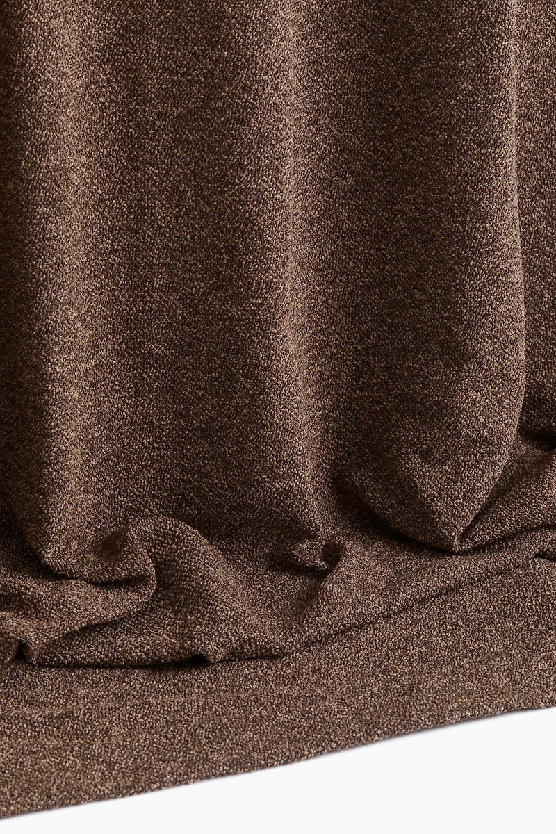 Single-pack Wide Bouclé Curtain Panel