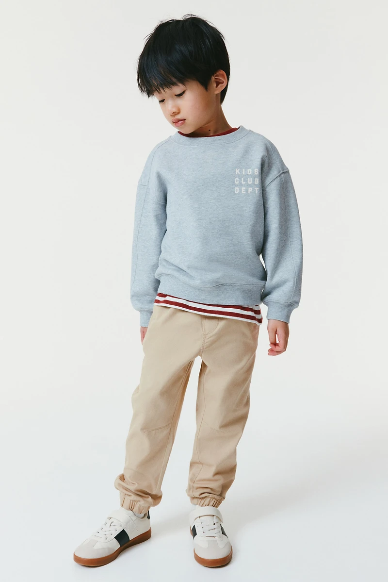 Pantalon de jogging en sergé coton