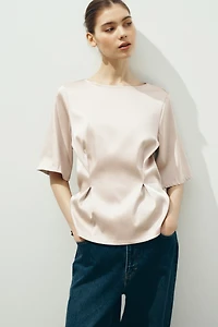 Tapered-Waist Blouse