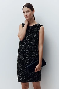 Robe MAMA à sequins avec boucle