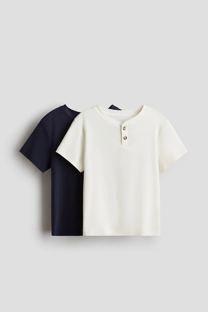 2-pack Henley T-shirts