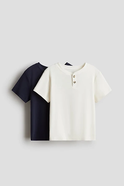 2-pack Henley T-shirts
