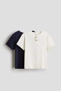 2-pack Henley T-shirts