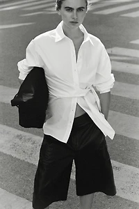 Tie-Detail Shirt