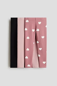 3-pack Brushed-Inside Jersey Leggings