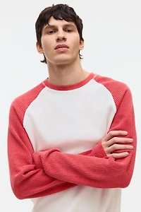 Regular-Fit Waffled Jersey Shirt