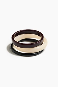 Lot de 3 bracelets jonc