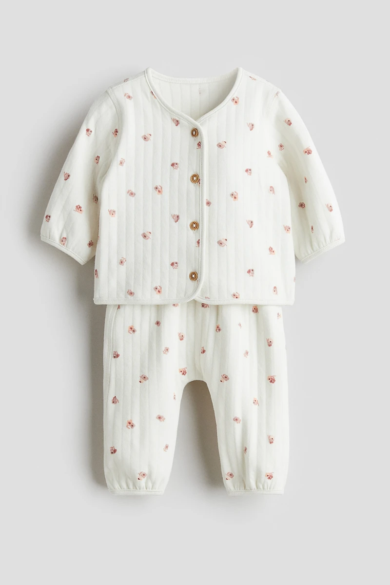 2-piece Quilted Jersey Set