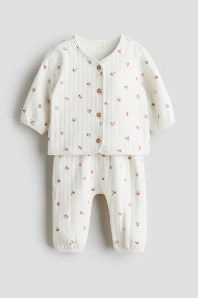 2-piece Quilted Jersey Set