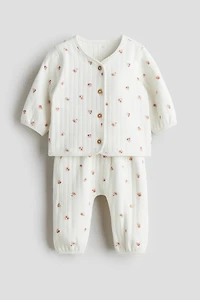 2-piece Quilted Jersey Set