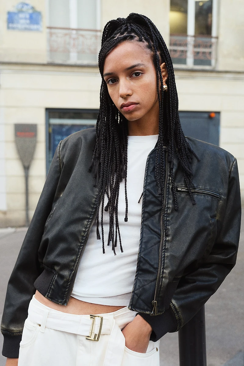 Jean coupe tonneau taille haute