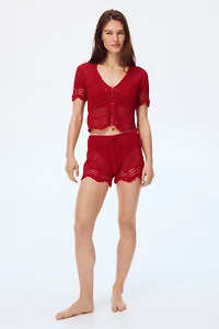 Crochet-Look Beach Top
