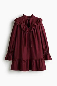 Ruffle-Trimmed Dress