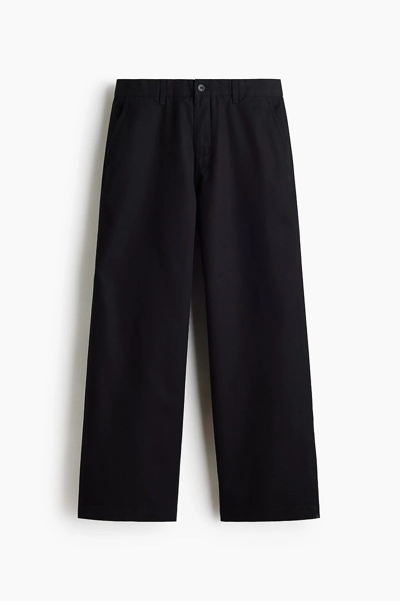 Loose-Fit Cotton Chinos