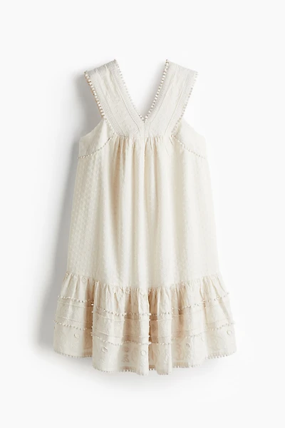 Robe brodée en coton