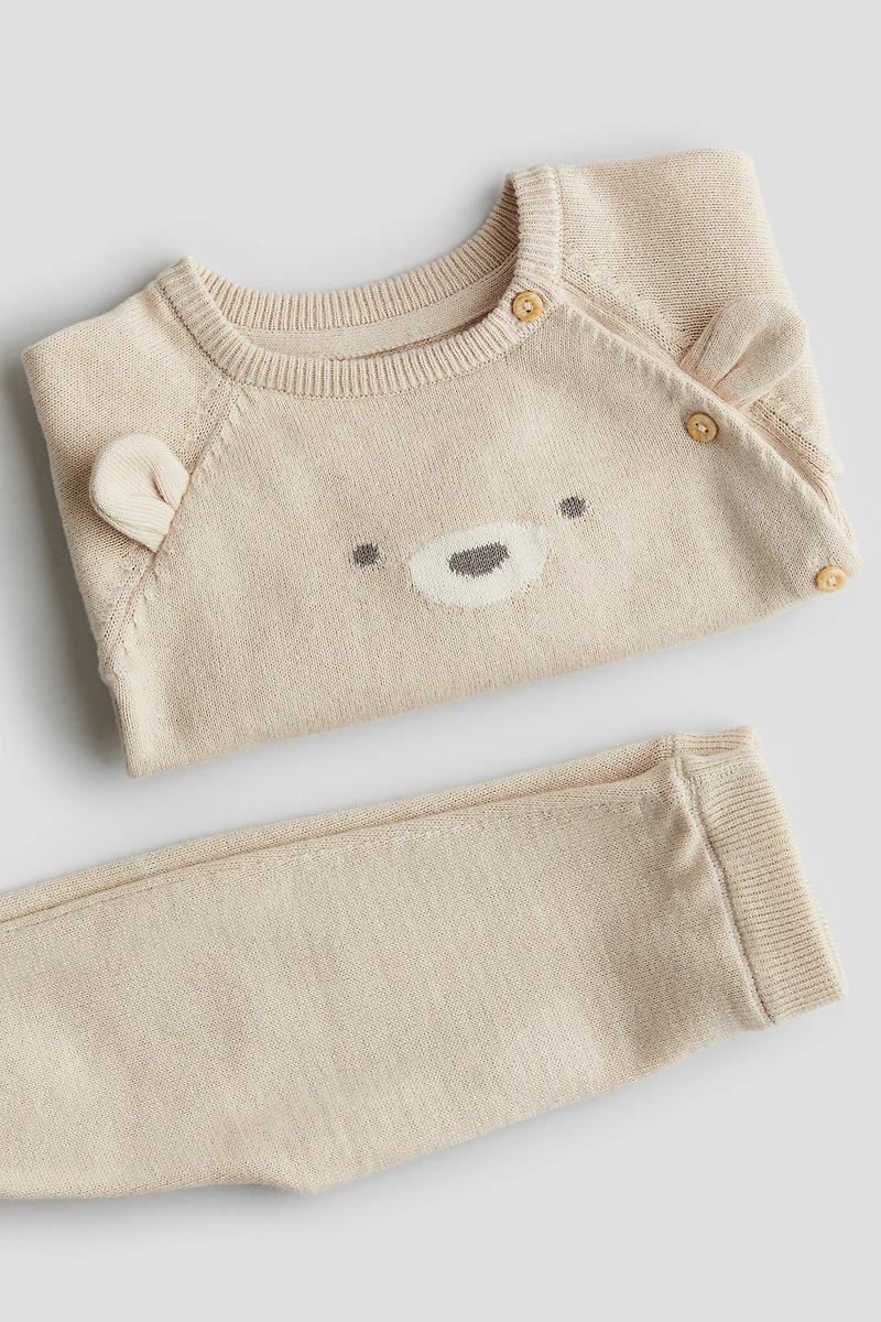2-piece Cotton-Knit Set
