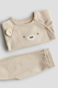 2-piece Cotton-Knit Set