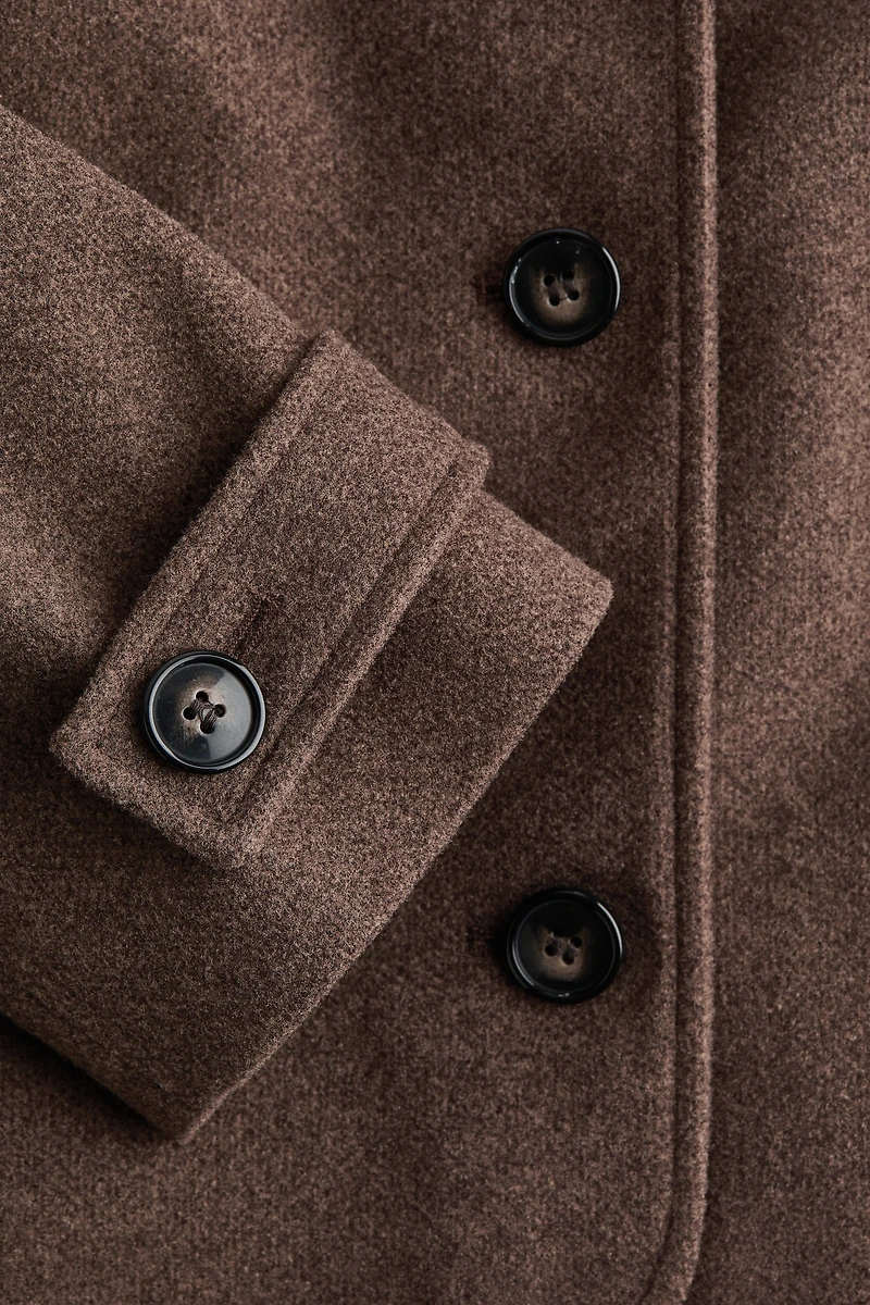 Short Funnel-Collar Jacket