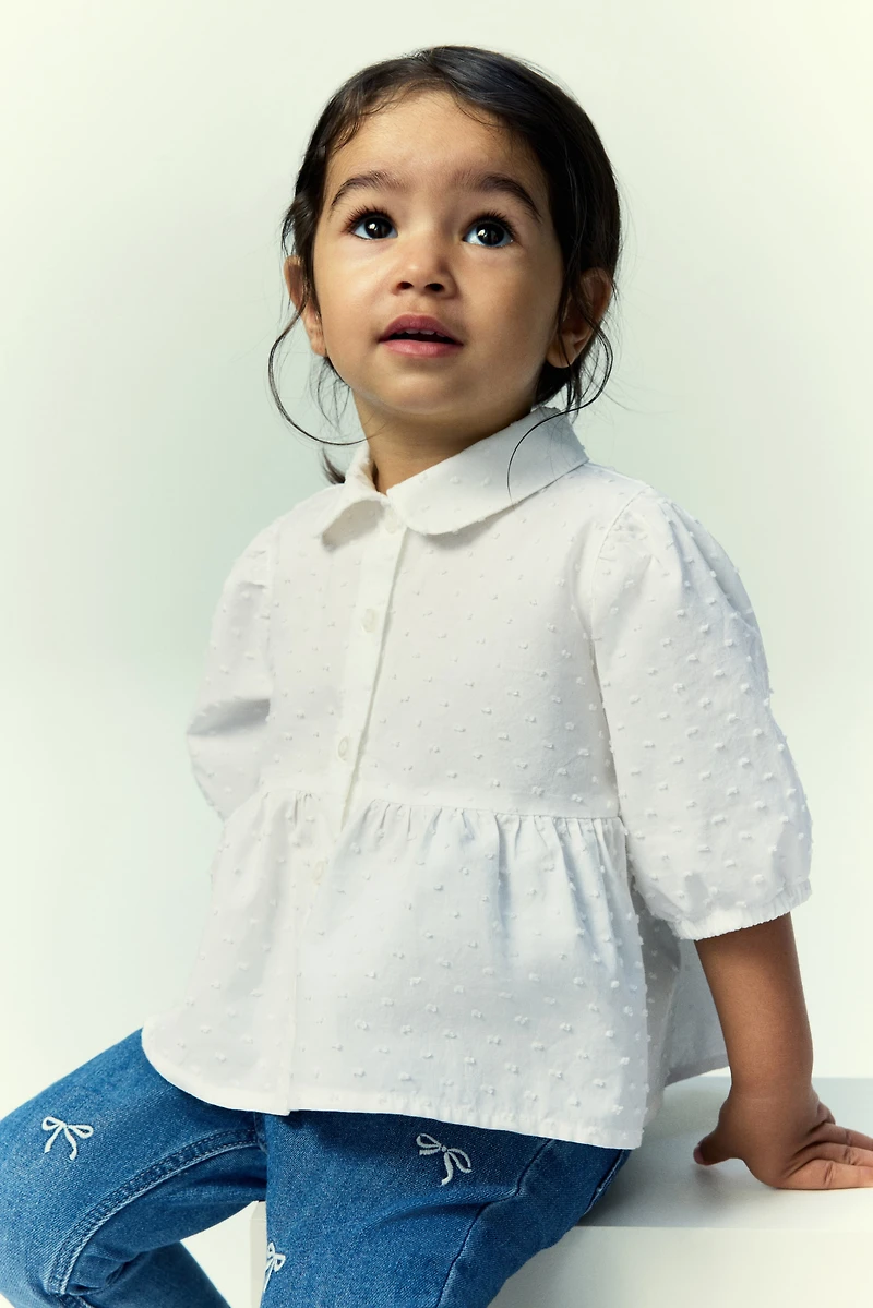 Plumeti Cotton Blouse